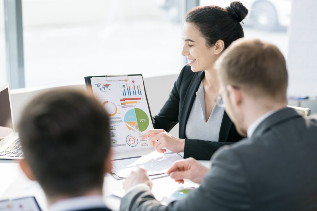 young businessman in marketing meeting 2